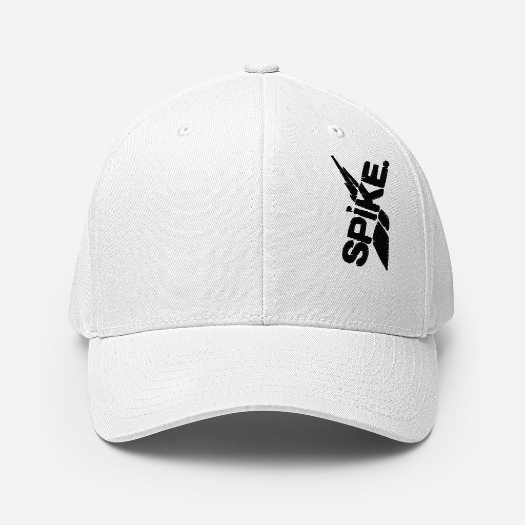 SPIKE Structured Black - Logo Flexfit Cap